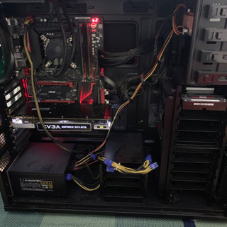 取引締切】ゲーミングPC本体一式（大型ケース、水冷式クーラー、ASUS