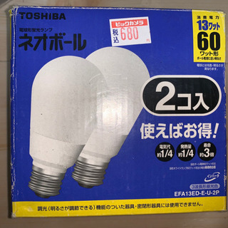 東芝製電球型蛍光ランプ