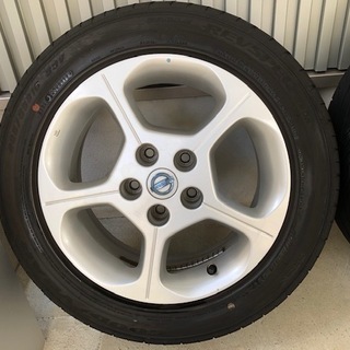 アルミホイール ﾒｰｶｰ ﾆｯｻﾝ ﾘｰﾌ 型式ZAA-ZE0 （傷：錆あり）タイヤ