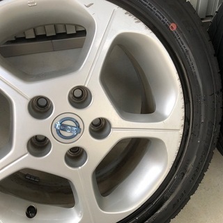 アルミホイール ﾒｰｶｰ ﾆｯｻﾝ ﾘｰﾌ 型式ZAA-ZE0 （傷：錆あり）タイヤ：グッドイヤー EAGLE REVSPEC/EAGLE REVSPEC RS-02 205/55R16 89V　2019年日本製 本数(4)　8分山程度･劣化ﾋﾋﾞ無し