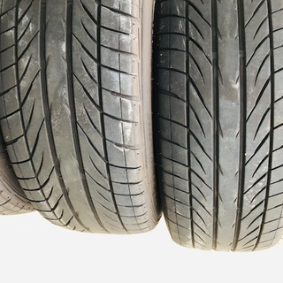 アルミホイール ﾒｰｶｰ ﾆｯｻﾝ ﾘｰﾌ 型式ZAA-ZE0 （傷：錆あり）タイヤ：グッドイヤー EAGLE REVSPEC/EAGLE REVSPEC RS-02 205/55R16 89V　2019年日本製 本数(4)　8分山程度･劣化ﾋﾋﾞ無し