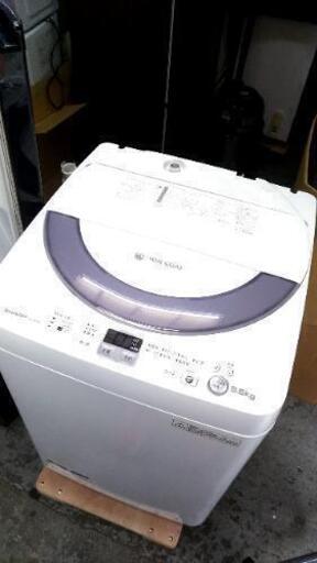 横浜発　洗濯機　5.5キロ　シャープ　イオンコート