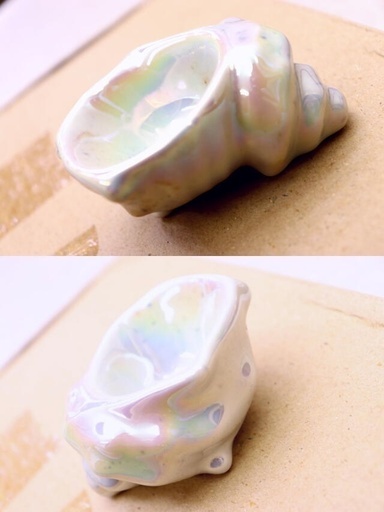 N-1 さざえ風小鉢 80×60×40 108g 30個 箱入り 未使用・倉庫保管品 料亭