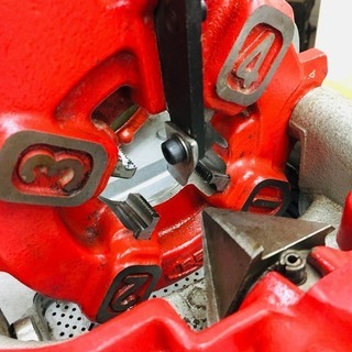 REX/レッキス工業 50Aパイプマシン ネジ切り機 N50AⅢ ダイヘッド2台 