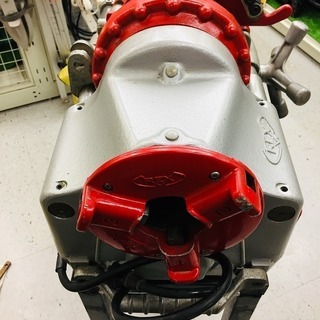 REX/レッキス工業 50Aパイプマシン ネジ切り機 N50AⅢ ダイヘッド2台 