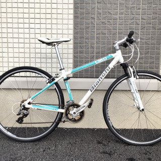 Bianchi ビアンキ CIELO クロスバイク 白 鍵付き