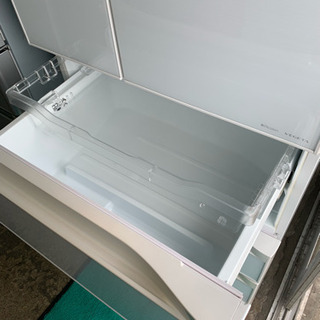 F006 美品 TOSHIBA 冷蔵庫 5ドア 観音開き ガラス扉 自動製氷