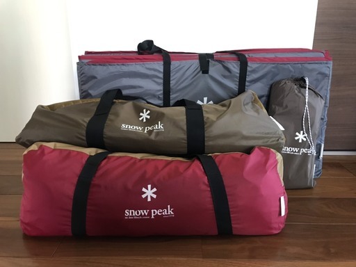 【成立】スノーピーク snow peak テント＆タープ＆マットセット