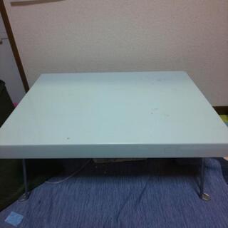 折り畳み テーブル ホワイト 