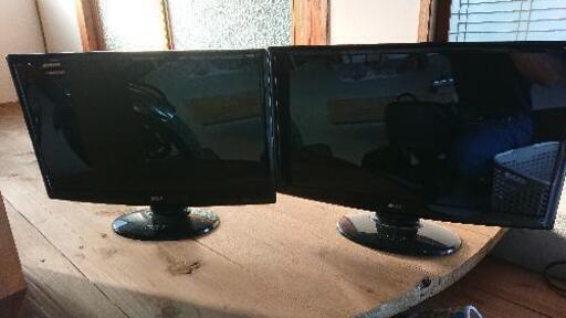 PCモニター 24インチ 2台
