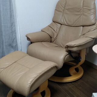 エコーネス ストレスレス レノ クラシック チェア展示美品 美品】 エコーネス レノ ストレスレスチェア 本革 リクライニング