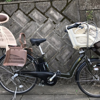 ‼️送料設置料無料‼️EJ582番✨電動自転車✨ BS アンジェリーノ‼️ 子供乗せ電動アシスト自転車 「Angelino petite e