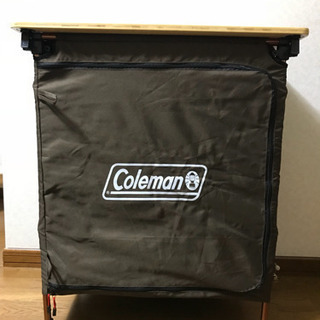 ☆Coleman コールマン フォートマスター バンブーフォルダブルシェル 折りたたみテーブル キャンプ アウトドア☆