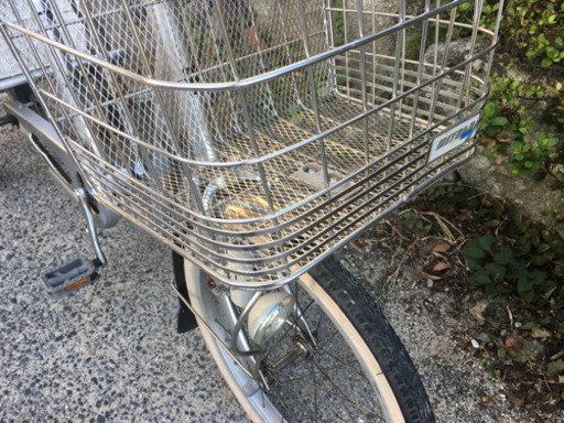 64.三輪自転車20インチ(銀茶)