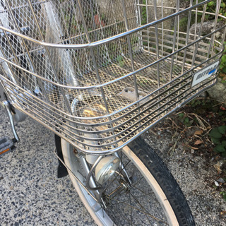 64.三輪自転車20インチ(銀茶)