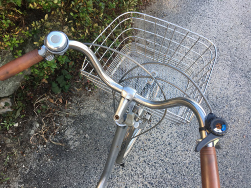 64.三輪自転車20インチ(銀茶)