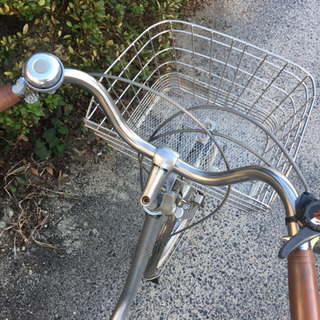 64.三輪自転車20インチ(銀茶)