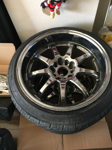廃盤 ワークエモーション XD9  17インチ 2本 アルミホイール