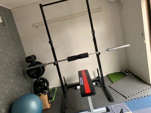 節約 オリンピックバー トレーニング用品一式 