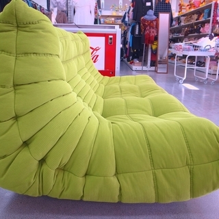 ligne roset リーンロゼ トーゴ 3P ローソファー　モノ市場半田店119 ligne roset リーンロゼ トーゴ 3P ローソファー モノ市場半田店119