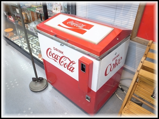 当時物 コカ・コーラ ボトル用自動販売機 SANYO SVM-48 昭和レトロ  モノ市場半田店 119
