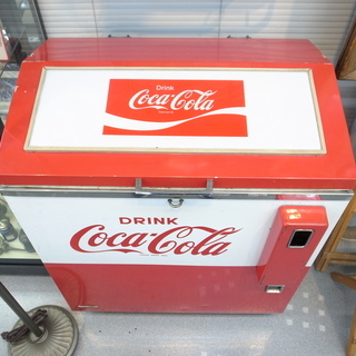 当時物 コカ・コーラ ボトル用自動販売機 SANYO SVM-48 昭和レトロ 