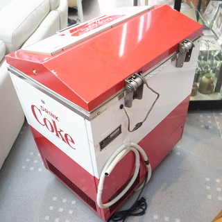 当時物 コカ・コーラ ボトル用自動販売機 SANYO SVM-48 やぶ 昭和レトロ モノ