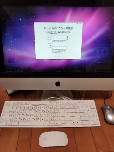 デスクトップパソコン Apple iMac model A1311 core2 3.06GHz/4GB/500GB/Multi/21.5W/OSX
