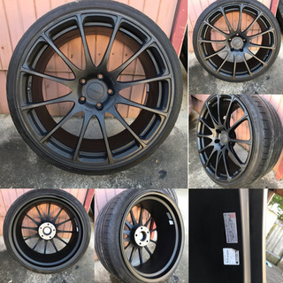 BMW 鍛造prodrive ホイール 3シリーズ、4シリーズ 、M3、M4 F30F31F32F33F36F80F82 艶消しブラック タイヤ付き ヨコハマアドバンV105