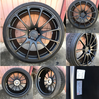 BMW 鍛造prodrive ホイール 3シリーズ、4シリーズ 、M3、M4 F30F31F32F33F36F80F82 艶消しブラック タイヤ付き ヨコハマアドバンV105