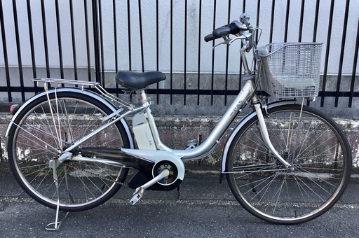 ■ヤマハ 電動アシスト自転車 PAS 3段変速 26インチ・充電器付 LI・IONバッテリー