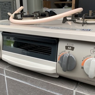 リンナイ　都市ガスコンロ2口　2017年