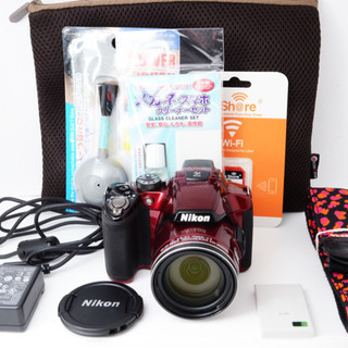 ○1605万画素○WIFI転送○24-1000mm○ニコン P510 ゆうパック代引き