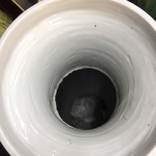 美品孔雀花瓶※インテリア※置物中古品