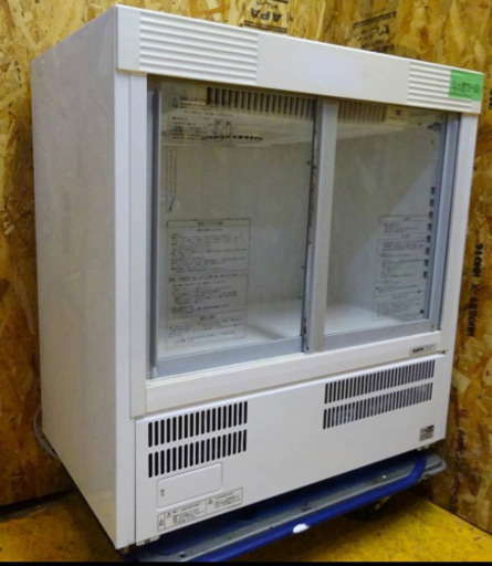 (4087-0) サンヨー 冷蔵ショーケース 2012年製　SMR-U45NB 幅750×奥450×高さ800mm 業務用 冷蔵庫 厨房 飲食店 店舗 大阪
