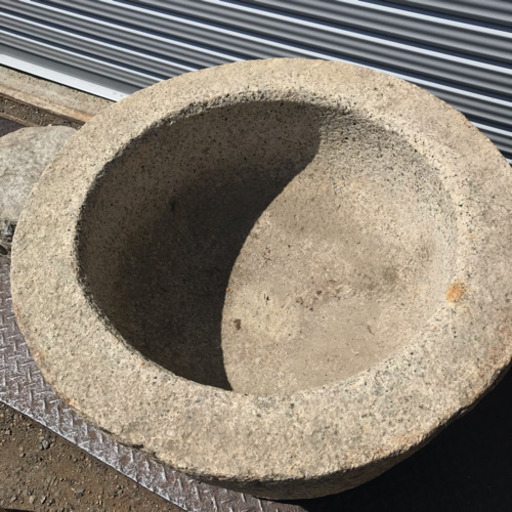 石臼 餅つき 御影石 石臼 餅つき 御影石