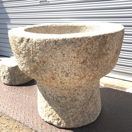 石臼 餅つき 御影石 石臼 餅つき 御影石