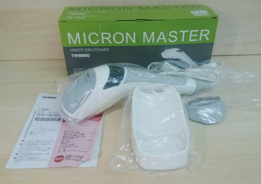 ツインバード スチームアイロン ハンディーイオンスチーマー MICRON MASTER SA-4085W