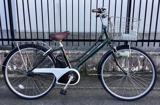 ＜良品＞パナソニック BE–EPXT630 色・グリーン系 26インチ電動アシスト自転車