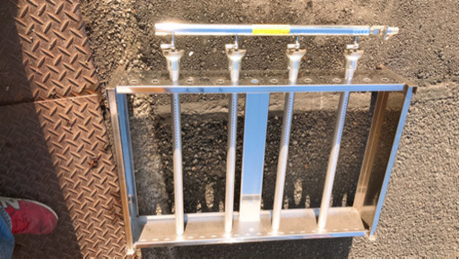 業務用 4連厚さ1cm鉄板 美品 都市ガス使用