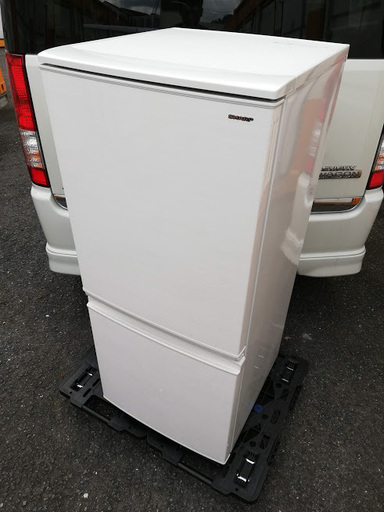 ◼️商談中■2018年製■SHARP 137L冷蔵庫 つけかえどっちもドア SJ-D14D 静音化設計■美品■