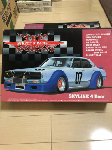 THE WORKS スカイライン 4ドア 新品 未開封 当時物 絶版 レア 旧車　プラモ