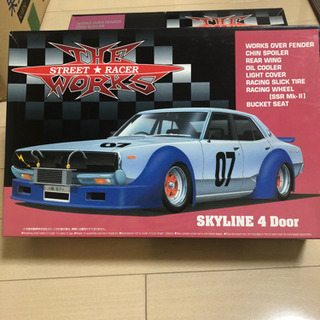 THE WORKS スカイライン 4ドア 新品 未開封 当時物 ...