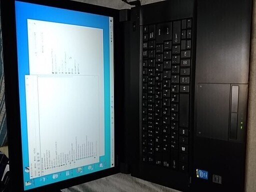 すぐ使えるWIN10 東芝B554 i3 4000m メモリ4GB SSD240GB Office365 15インチ