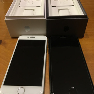 iphone 8 本体 au 新品、未使用2台セット！ガラスコーティング施工