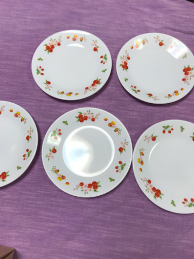 新品未使用 コレール 小皿 5枚セット