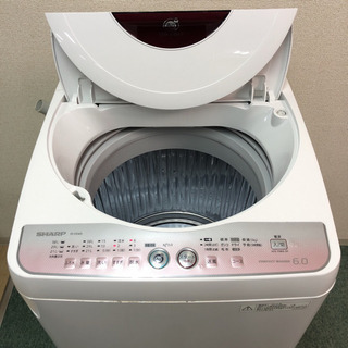 配達無料地域あり＊SHARP 2012年製 大容量6.0キロ＊風乾燥＊人気のイオンコート 配達無料地域あり＊SHARP 2012年製 大容量6.0キロ＊風乾燥＊人気の