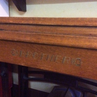 足踏みミシン オーバーホール済み ブラザー brother アンティーク 昭和 レトロ