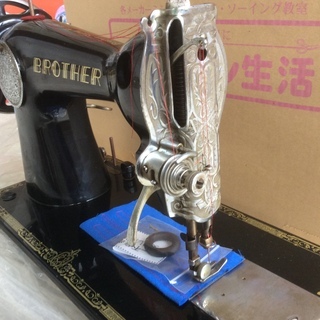 足踏みミシン オーバーホール済み ブラザー brother アンティーク 昭和 レトロ