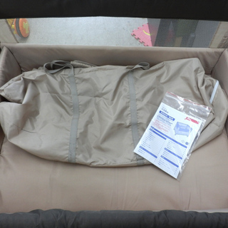 PayPay対応 アップリカ ココネル ベビーベッド 折りたたみ式 ココア